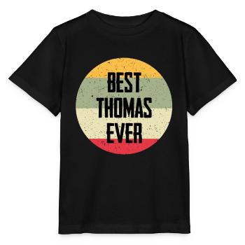 Best Thomas Ever - Stanley/Stella MINI CREATOR Kids’ T-Shirt - black - Front - Mikhail (115cm)