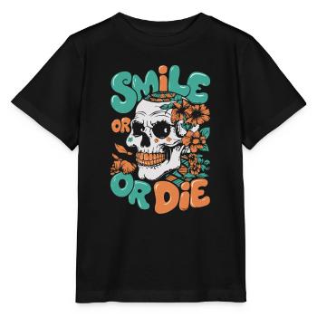 SMILE OR DIE - Stanley/Stella MINI CREATOR Kids’ T-Shirt - black - Front - Mikhail (115cm)