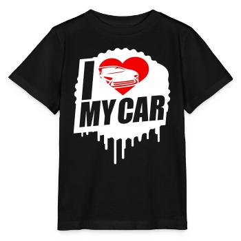 I Love My Car Saying Love Car Driving Cool Hobby - Stanley/Stella MINI CREATOR Kids’ T-Shirt - black - Front - Mikhail (115cm)