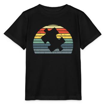 Puzzle Pièce Puzzle Amateur de Puzzle - T-shirt bio MINI CREATOR Stanley/Stella Enfant - noir - Devant - Mikhail (115cm)