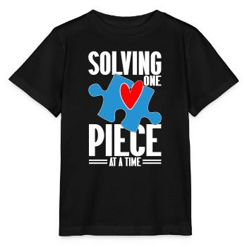 Puzzle Pièce Puzzle Amateur de Puzzle - T-shirt bio MINI CREATOR Stanley/Stella Enfant - noir - Devant - Mikhail (115cm)
