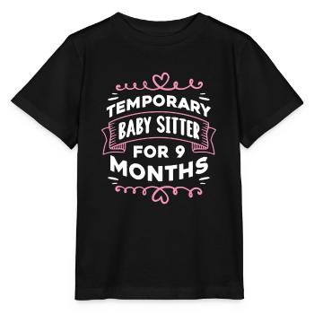 Baby-sitter temporaire pour 6 mois - T-shirt bio MINI CREATOR Stanley/Stella Enfant - noir - Devant - Mikhail (115cm)