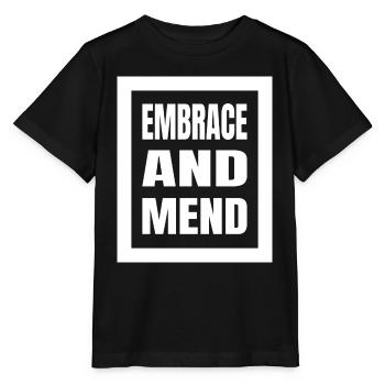 healing healing power emotional well-being - Stanley/Stella MINI CREATOR Kids’ T-Shirt - black - Front - Mikhail (115cm)
