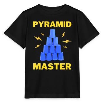 GOBELETS EMPILABLES PCUP SPORTYRAMID MASTER - T-shirt bio MINI CREATOR Stanley/Stella Enfant - noir - Devant - Mikhail (115cm)
