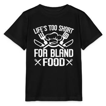 Küchenkochliebhaber Kulinarischer Koch - Stanley/Stella Kinder T-Shirt MINI CREATOR  - Schwarz - Vorne - Mikhail (115cm)