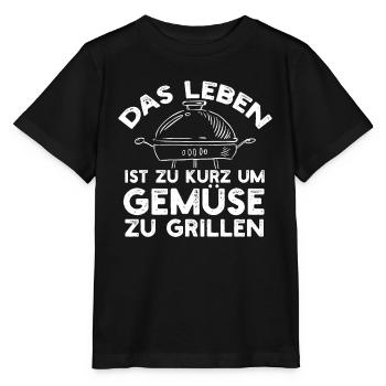Erweitern Sie Ihr Grillspiel Mit Exklusivem Design - Stanley/Stella Kinder T-Shirt MINI CREATOR  - Schwarz - Vorne - Mikhail (115cm)