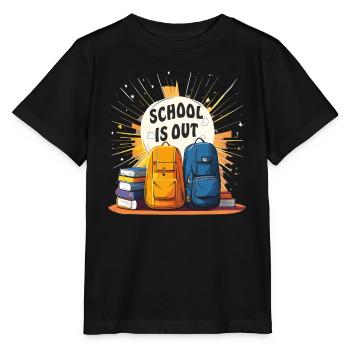SCHULE IST AUS - Stanley/Stella Kinder T-Shirt MINI CREATOR  - Schwarz - Vorne - Mikhail (115cm)