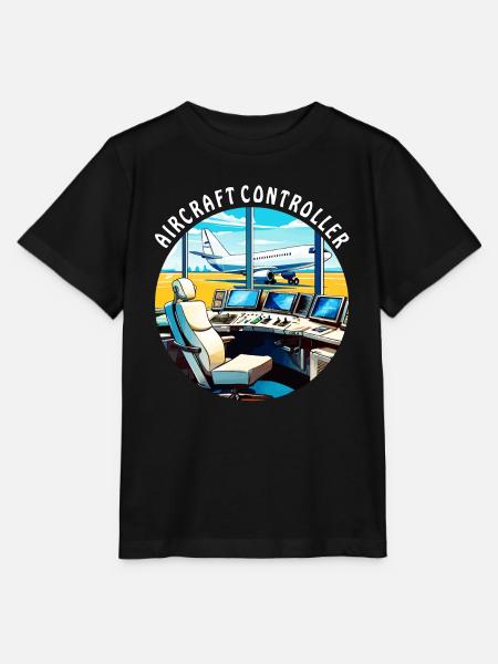 AIRCRAFT CONTROLLER - Stanley/Stella Kinder T-Shirt MINI CREATOR  - Schwarz