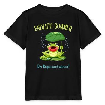 Endlich Sommer - Stanley/Stella Kinder T-Shirt MINI CREATOR  - Schwarz - Vorne - Mikhail (115cm)