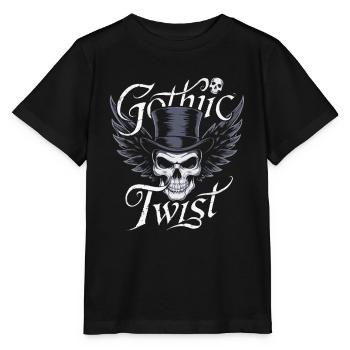 GOTHIC-DREHUNG - Stanley/Stella Kinder T-Shirt MINI CREATOR  - Schwarz - Vorne - Mikhail (115cm)
