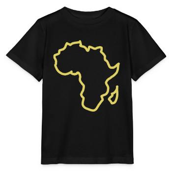 Afrique - T-shirt bio MINI CREATOR Stanley/Stella Enfant - noir - Devant - Mikhail (115cm)