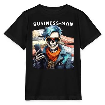 HOMME SQUELETTE HOMME HOMME D’AFFAIRES - T-shirt bio MINI CREATOR Stanley/Stella Enfant - noir - Devant - Mikhail (115cm)