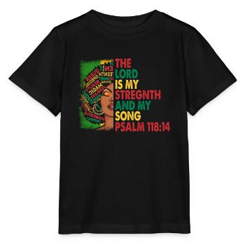 Afroamerikaner Christus Jesus Schwarze Frauen - Stanley/Stella Kinder T-Shirt MINI CREATOR  - Schwarz - Vorne - Mikhail (115cm)