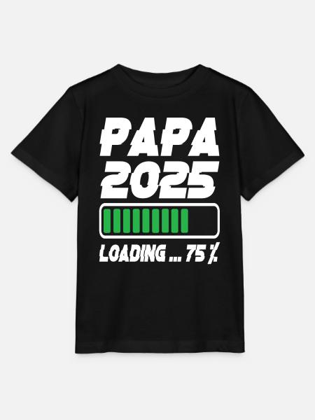 Papa 2025 Loading - Stanley/Stella Kinder T-Shirt MINI CREATOR - Schwarz