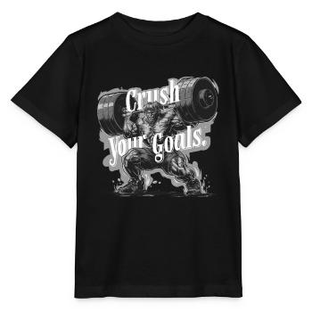 ÉCRASEZ VOS OBJECTIFS - T-shirt bio MINI CREATOR Stanley/Stella Enfant - noir - Devant - Mikhail (115cm)