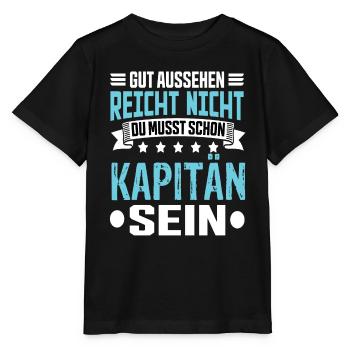Kapitän - Stanley/Stella Kinder T-Shirt MINI CREATOR  - Schwarz - Vorne - Mikhail (115cm)