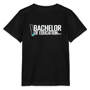 Bachelor of Education Lehramtstudien - Stanley/Stella Kinder T-Shirt MINI CREATOR  - Schwarz - Vorne - Mikhail (115cm)