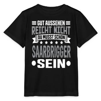 Saarland Saarländer Saar Saarbrigger Saarbrücken - Stanley/Stella MINI CREATOR Kids’ T-Shirt - black - Front - Mikhail (115cm)