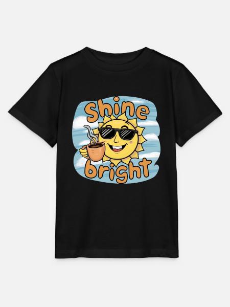 HELL LEUCHTEN - Stanley/Stella Kinder T-Shirt MINI CREATOR - Schwarz