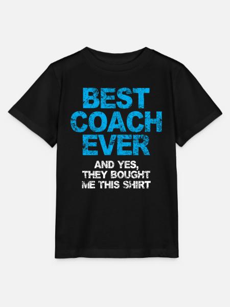 Lustige Baseball-Trainer-Sprüche für coole Fans - Stanley/Stella Kinder T-Shirt MINI CREATOR - Schwarz