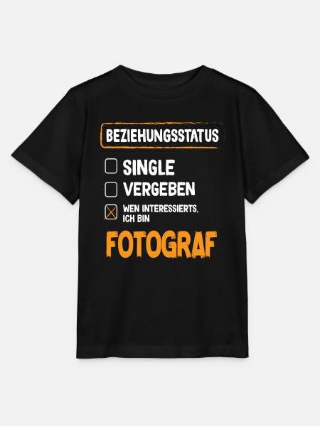 Fotograf Beziehungsstatus - Stanley/Stella Kinder T-Shirt MINI CREATOR - Schwarz
