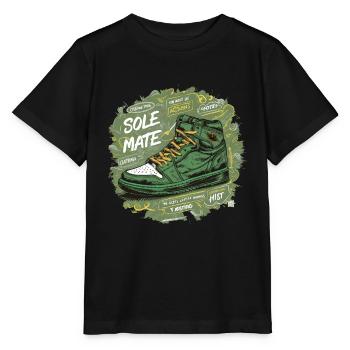 CHAUSSURES COOL, SOLE MATE - T-shirt bio MINI CREATOR Stanley/Stella Enfant - noir - Devant - Mikhail (115cm)