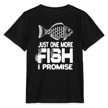 Juste un poisson de plus, je vous promets un poisson, un poisson, un poisson - T-shirt bio MINI CREATOR Stanley/Stella Enfant - noir - Devant - Mikhail (115cm)