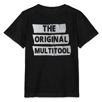 Ruban adhésif Engineer Humorous pour hommes - T-shirt bio MINI CREATOR Stanley/Stella Enfant - noir - Devant - Mikhail (115cm)