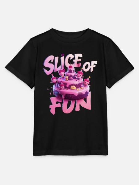 EIN KUCHEN, EIN STÜCK SPASS - Stanley/Stella Kinder T-Shirt MINI CREATOR  - Schwarz