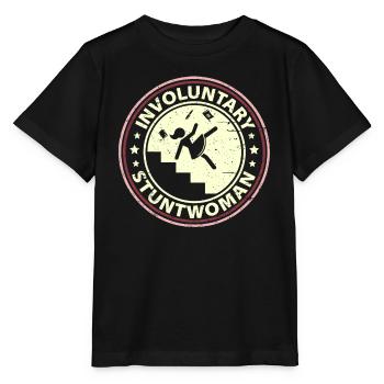 Cascadeuse involontaire - T-shirt bio MINI CREATOR Stanley/Stella Enfant - noir - Devant - Mikhail (115cm)