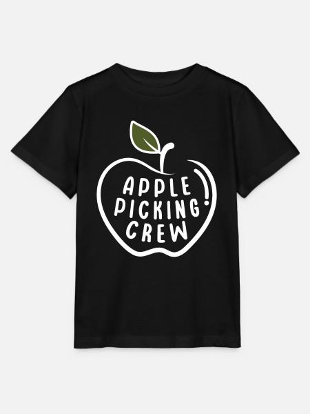 Apfelpflückmannschaft Apfelerntezeit - Stanley/Stella Kinder T-Shirt MINI CREATOR - Schwarz