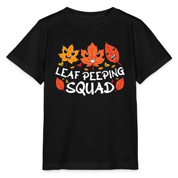 Blattspanntrupp Laub Blattspanner - Stanley/Stella Kinder T-Shirt MINI CREATOR  - Schwarz - Vorne - Mikhail (115cm)