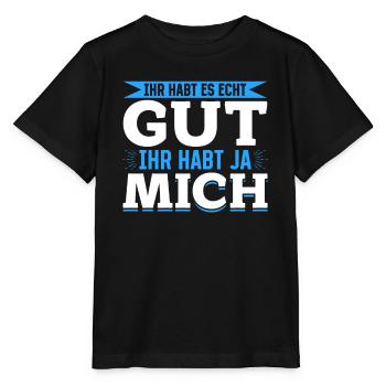 Tu l’as vraiment bien – tu m’as - T-shirt bio MINI CREATOR Stanley/Stella Enfant - noir - Devant - Mikhail (115cm)