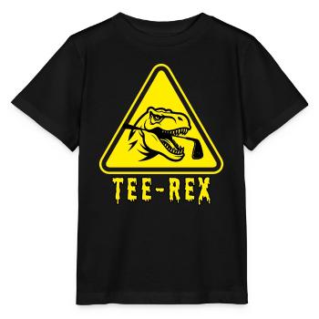 Tee-Rex! and golfer! - Stanley/Stella MINI CREATOR Kids’ T-Shirt - black - Front - Mikhail (115cm)