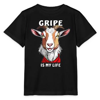 GOAT GRIPE EST MA VIE - T-shirt bio MINI CREATOR Stanley/Stella Enfant - noir - Devant - Mikhail (115cm)
