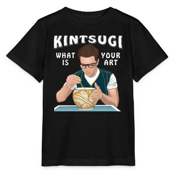 KINTSUGI WHAT IS YOUR ART - Stanley/Stella Kinder T-Shirt MINI CREATOR  - Schwarz - Vorne - Mikhail (115cm)