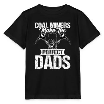 Les mineurs de charbon font les papas parfaits pour l’extraction de pioches - T-shirt bio MINI CREATOR Stanley/Stella Enfant - noir - Devant - Mikhail (115cm)
