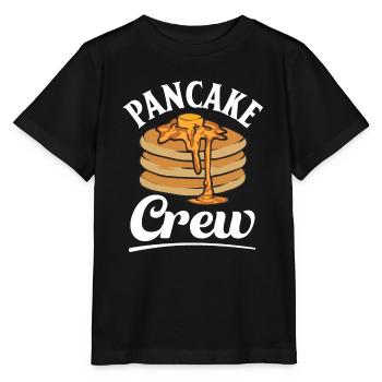 Pancake Breakfast Pancakes - Stanley/Stella MINI CREATOR Kids’ T-Shirt - black - Front - Mikhail (115cm)