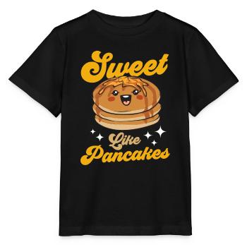 Pancake Breakfast Pancakes - Stanley/Stella MINI CREATOR Kids’ T-Shirt - black - Front - Mikhail (115cm)