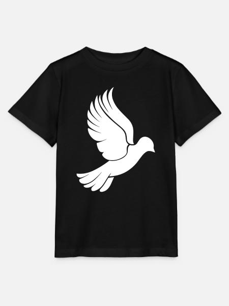 Taube - Stanley/Stella Kinder T-Shirt MINI CREATOR - Schwarz