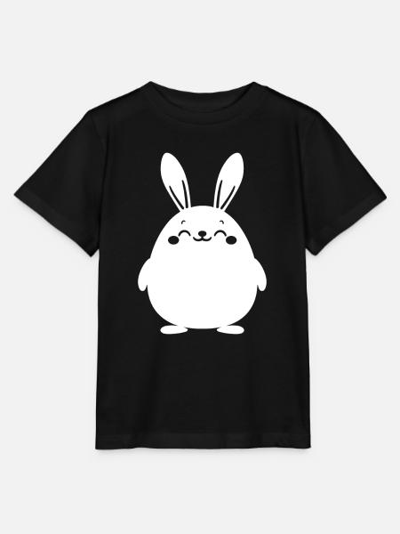 Kleiner Baby-Hase - Stanley/Stella Kinder T-Shirt MINI CREATOR - Schwarz