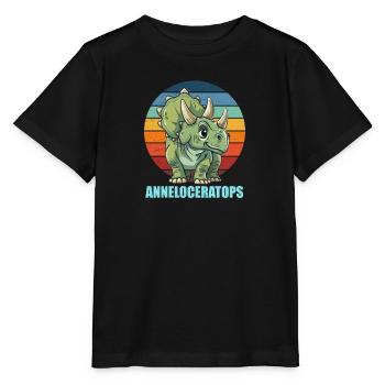 Idée cadeau anneloceratops pour Anne - T-shirt bio MINI CREATOR Stanley/Stella Enfant - noir - Devant - Mikhail (115cm)
