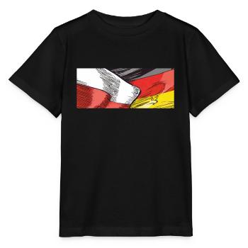 POLOGNE, ALLEMAGNE - T-shirt bio MINI CREATOR Stanley/Stella Enfant - noir - Devant - Mikhail (115cm)