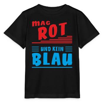 AIME LE ROUGE ET PAS LE BLEU - T-shirt bio MINI CREATOR Stanley/Stella Enfant - noir - Devant - Mikhail (115cm)