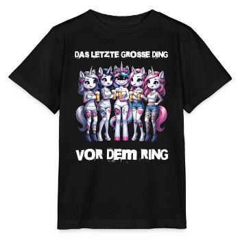 Bachelor Party Bride Hen Party Rumbling Women - Stanley/Stella MINI CREATOR Kids’ T-Shirt - black - Front - Mikhail (115cm)