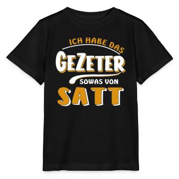 J’EN AI MARRE DE LA CLAMEUR - T-shirt bio MINI CREATOR Stanley/Stella Enfant - noir - Devant - Mikhail (115cm)