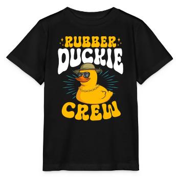 Rubber Duck Rubber Duck - Stanley/Stella MINI CREATOR Kids’ T-Shirt - black - Front - Mikhail (115cm)