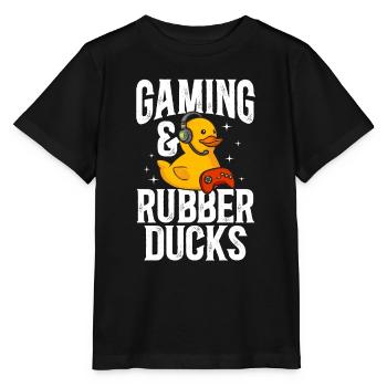 Rubber Duck Rubber Duck - Stanley/Stella MINI CREATOR Kids’ T-Shirt - black - Front - Mikhail (115cm)