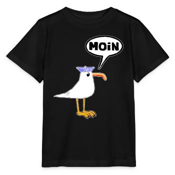 Moin Seagull Rubber Boots Boots Speech Bubble - Stanley/Stella MINI CREATOR Kids’ T-Shirt - black - Front - Mikhail (115cm)
