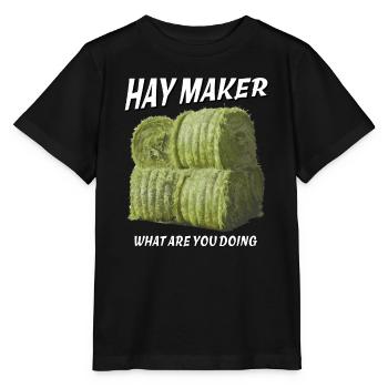 HAY MAKER - Stanley/Stella MINI CREATOR Kids’ T-Shirt - black - Front - Mikhail (115cm)